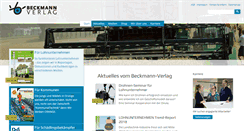Desktop Screenshot of beckmann-verlag.de