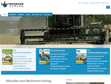 Tablet Screenshot of beckmann-verlag.de